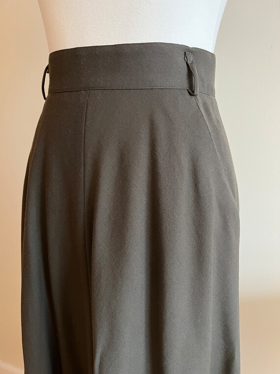 Vintage 1980s JONES NEW YORK Wool Maxi Skirt - image 5