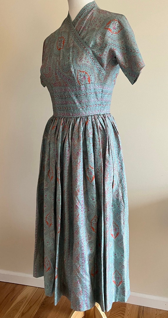 Vintage 1950s ANNE FOGARTY Silk Dress - image 6