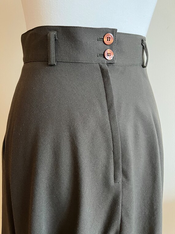 Vintage 1980s JONES NEW YORK Wool Maxi Skirt - image 8