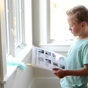 Unload the Dishwasher Visual Aid Step by Step Daily Chore Guide- Chore ...