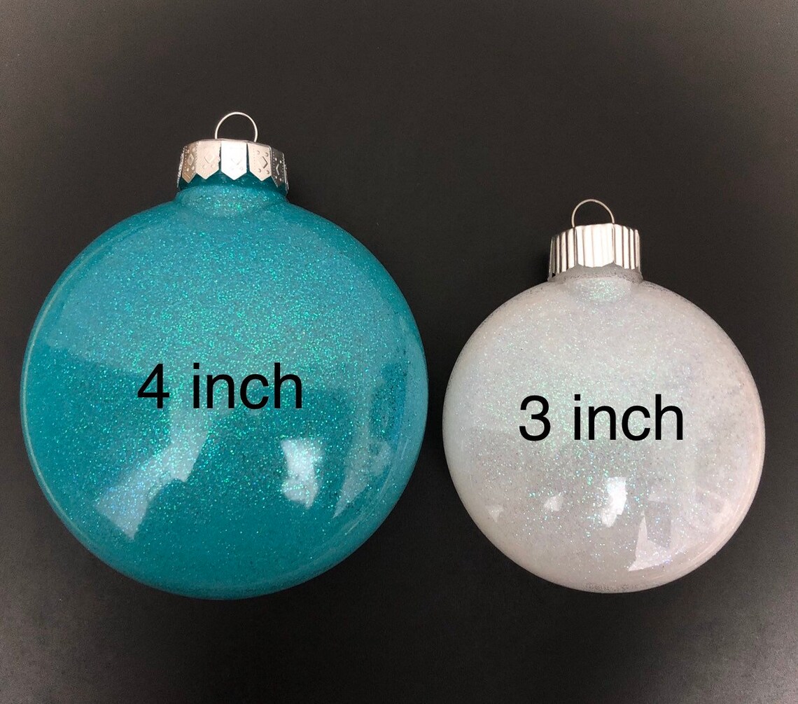 Nightmare Before Christmas Glitter Ornaments Jack Etsy