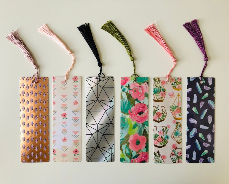 Bookmark Laminated Personalized Bookmark Book Lover Gift Etsy