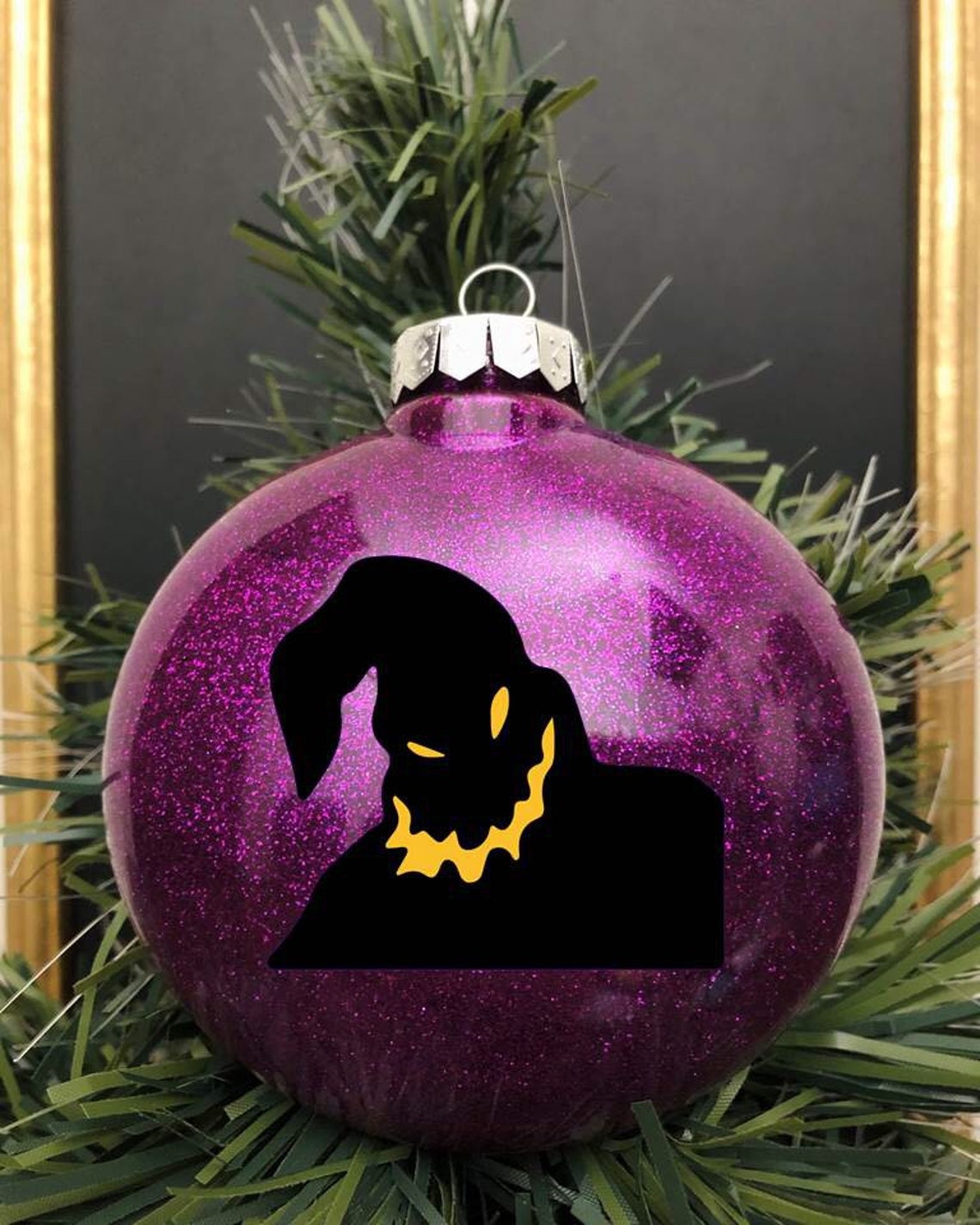 Nightmare Before Christmas Glitter Ornaments Jack Etsy