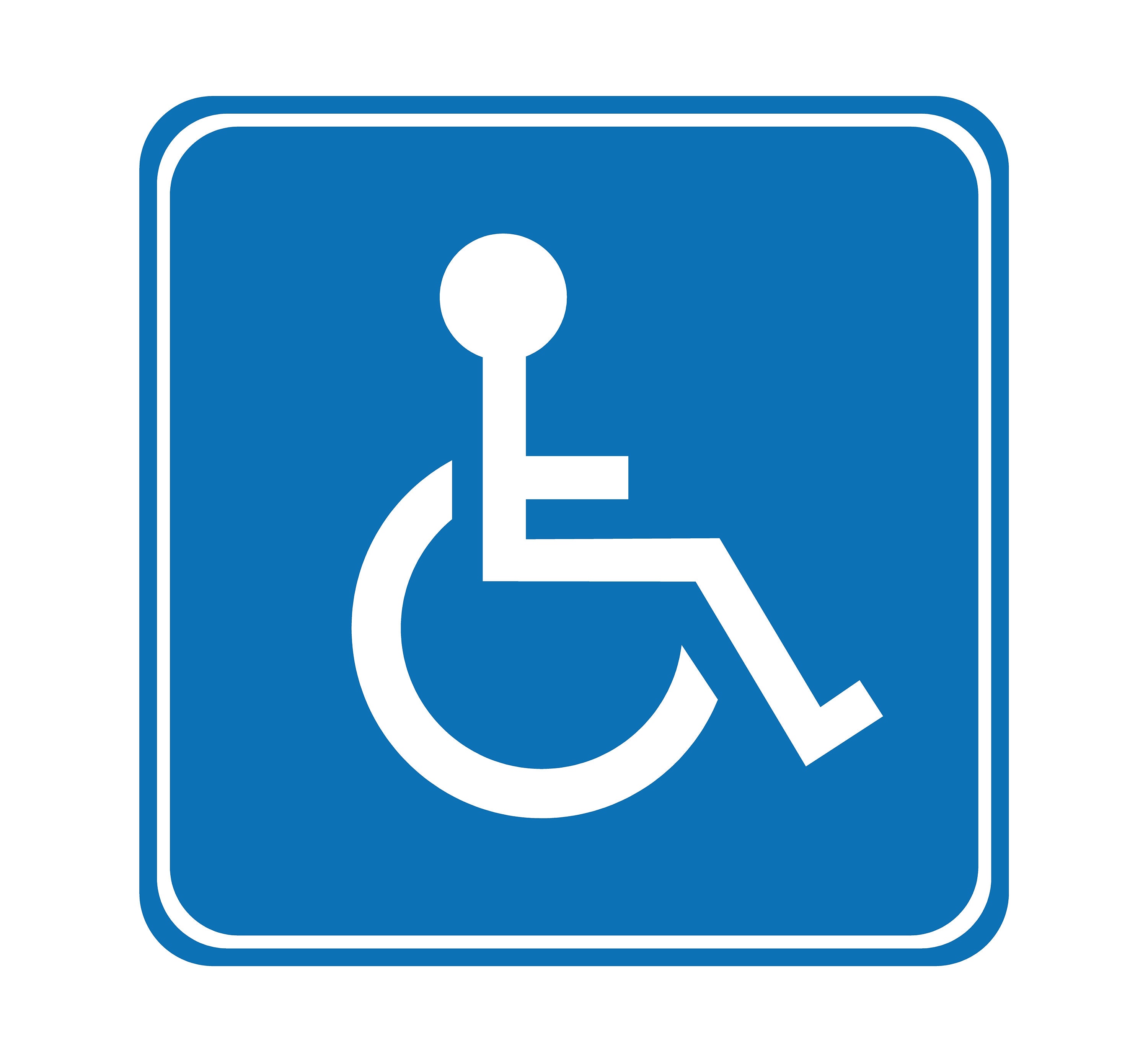 Handicap Sticker Self Adhesive Vinyl Wheelchair Accessible Etsy