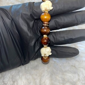 Elephant beaded bracelet