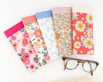 Eyeglasses or Sunglasses Case, eyewear protection, soft glasses case, sunglass slip, eyeglass slip