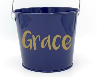 Personalized Name Pail ~ Choose The Colors