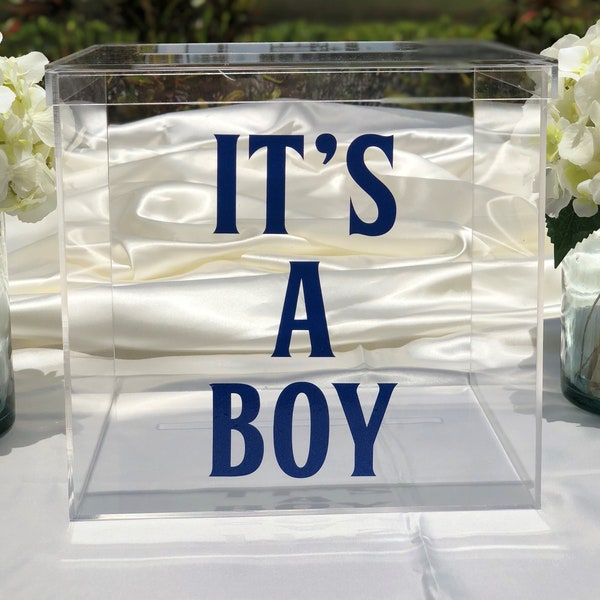 Baby Shower Card Box Etsy