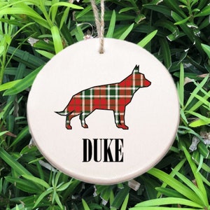 Personalized Dog Ornament ~ Choose the Breed ~ Free Personalization
