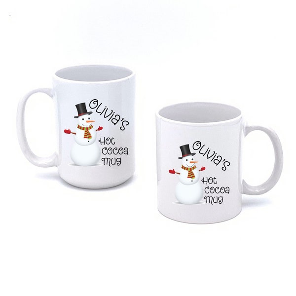 Personalized Hot Cocoa Mug