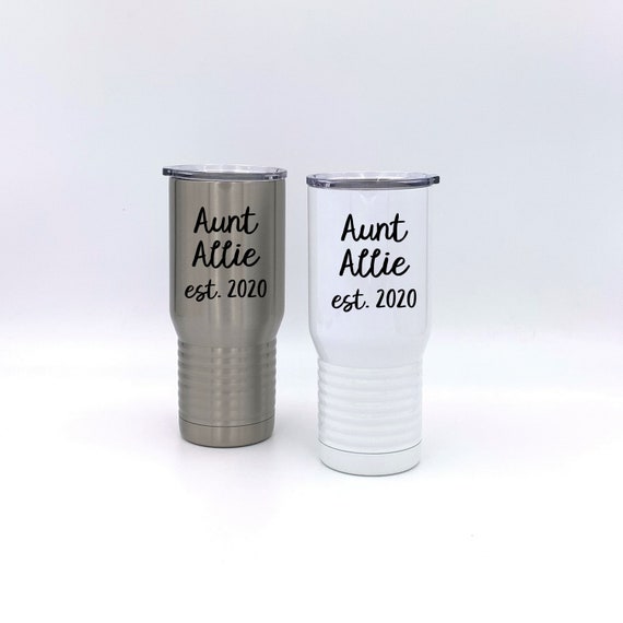 New Aunt Insulated Tumbler ~ Personalized ~ Travel Mug