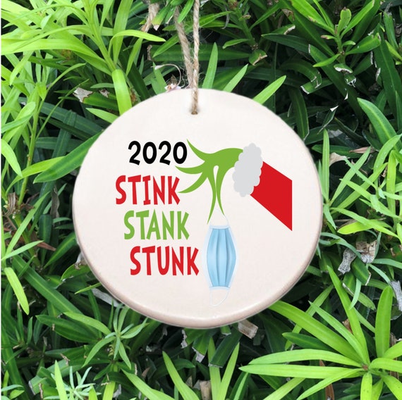 2020 Stink Stank Stunk Grinch Ornament