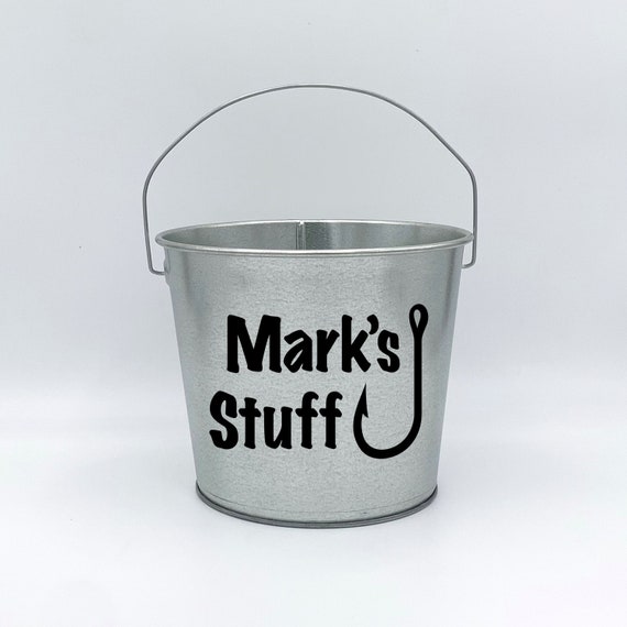 Fishing Stuff Pail ~ Bucket ~ Personalized