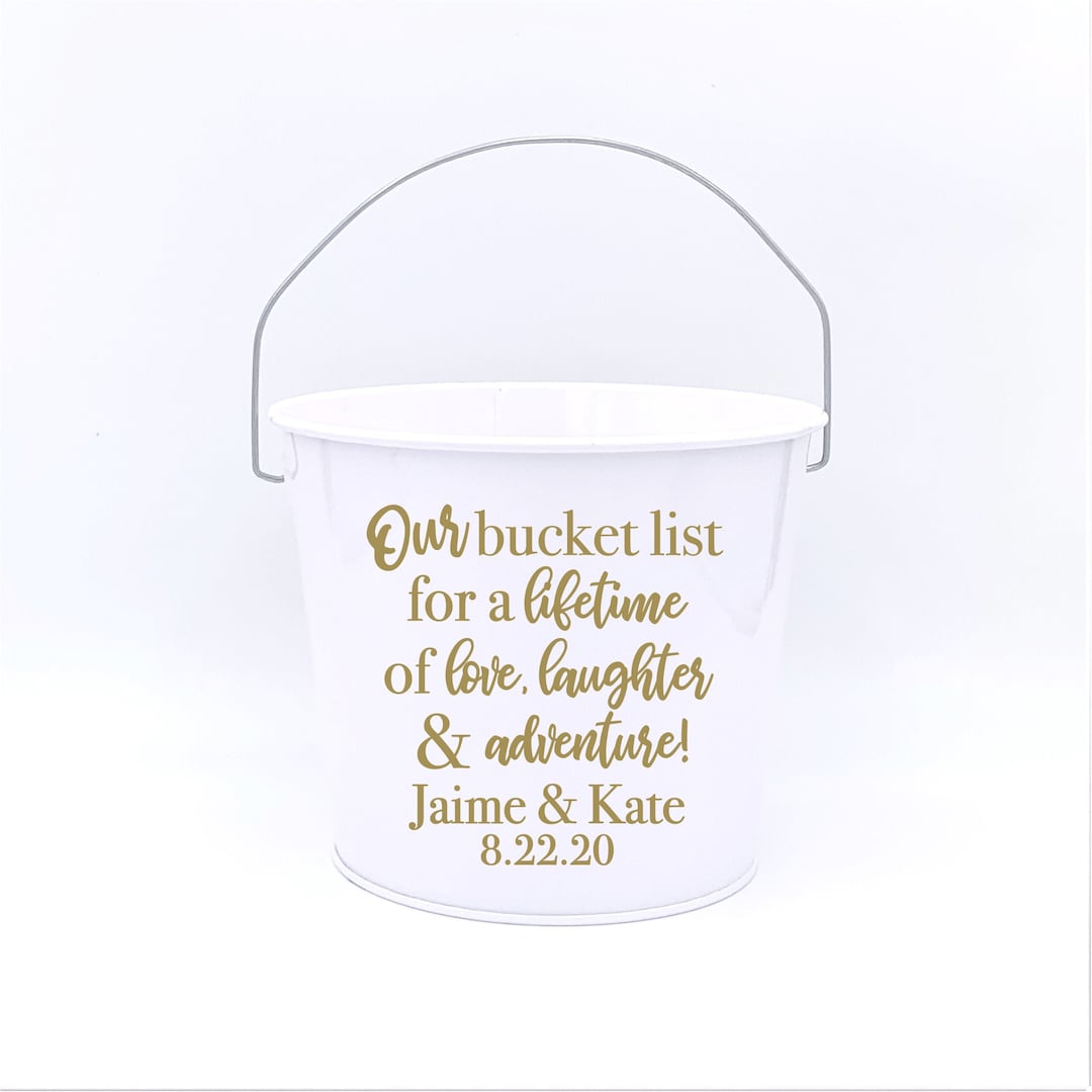 Bucket List Wedding Guest Book Alternative Etsy