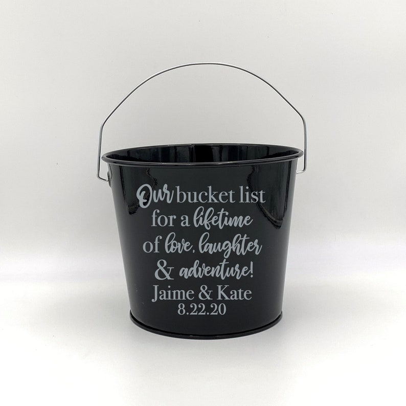 Bucket List Wedding Guest Book Alternative Etsy