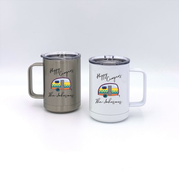 Personalized Happy Campers Insulated Mug