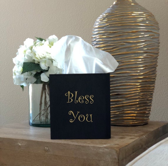 Bless You Tissue Box Cover