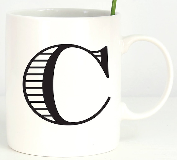 Personalized Initial Mug ~ Choose your Letter