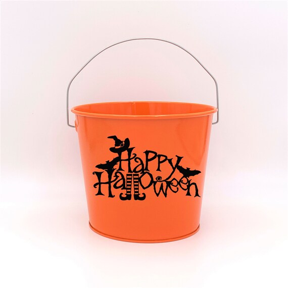 Halloween Candy Pail ~ Choose The Colors