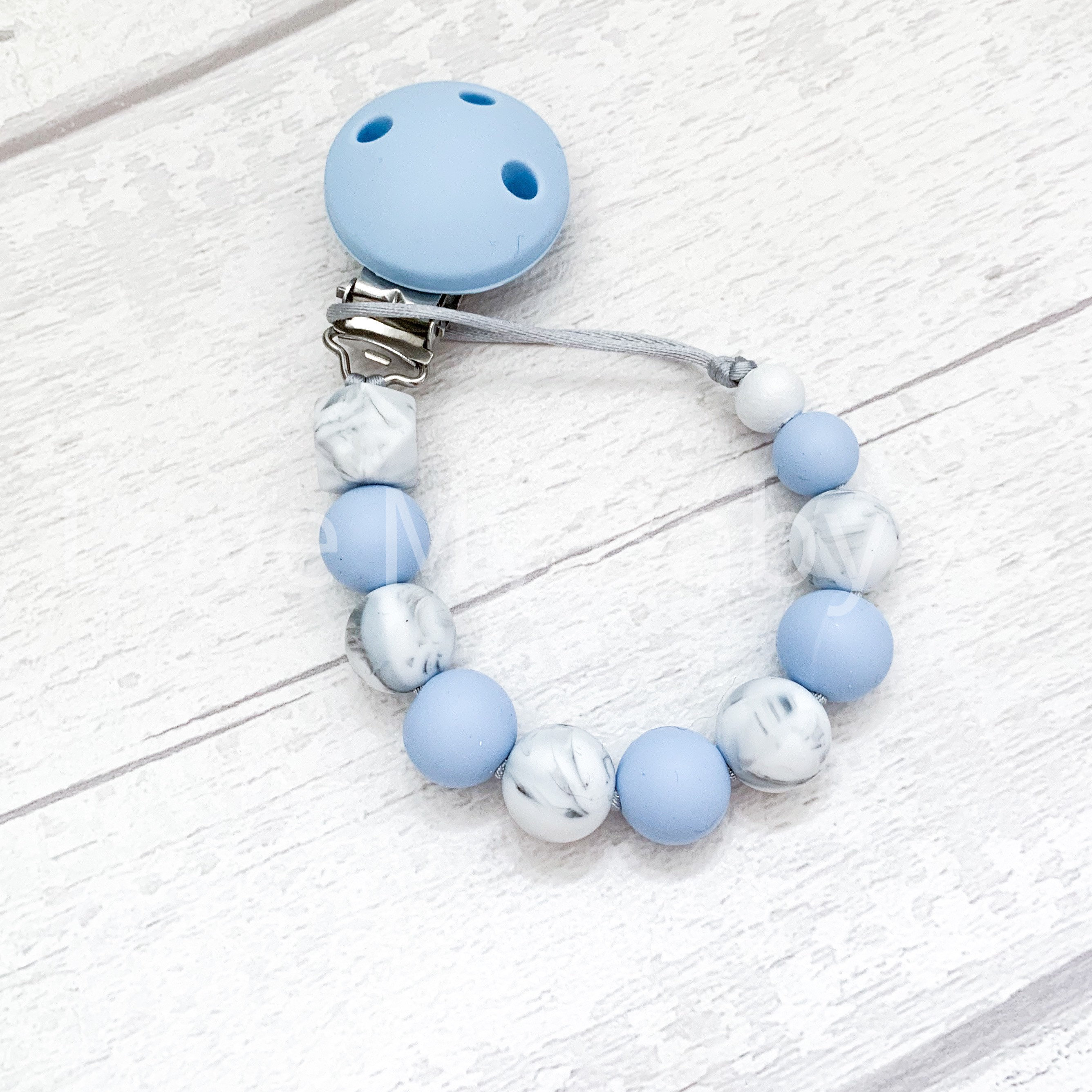 Round Silicone Pacifier Clip Baby Teether Safety Clasp Dummy Chain Nipple Holder