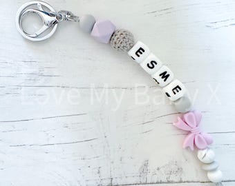 Personalised Keychain | Name Book Bag Tag | Kids Keyring | Back To School Gift | First Day at School | Friend Special Gift |Custom Key Ring