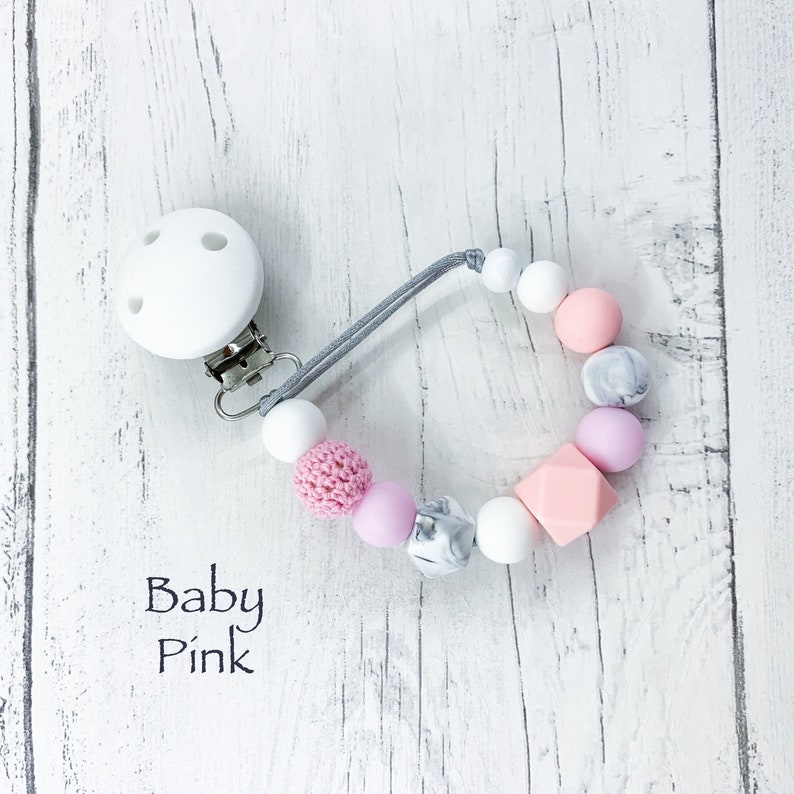 Personalised Dummy Clip Name Clippersonalized Pacifier Etsy