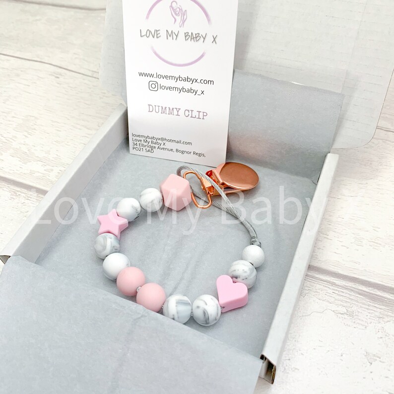 Lightweight Dummy Clip New Born Baby Dummy Holder MAM Dummy Etsy UK