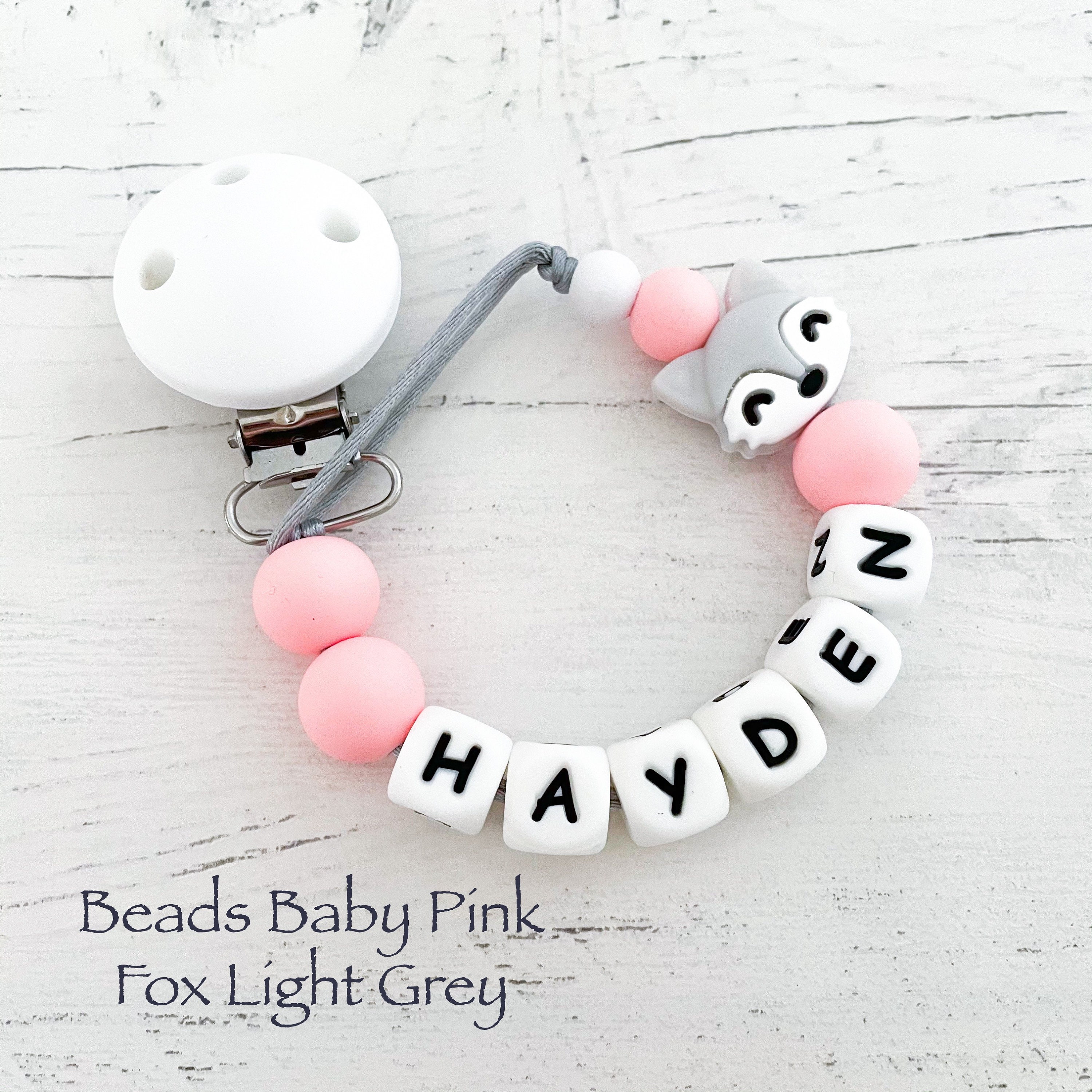 Personalised Baby Dummy Clippersonalized Pacifier Etsy Canada