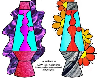 Lava Lamp Stained Glass Pattern: Motion Lamp Design (PDF)