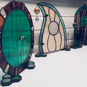 Fairy Door Stained Glass Patterns: DIY Gnome Door (PDF)