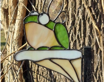 Pattern- Fairy Frog, stained glass pattern