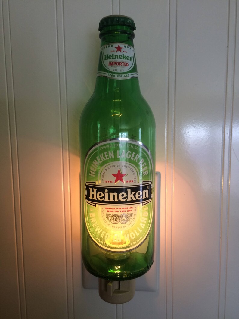 Heineken Beer Bottle Nightlight Etsy