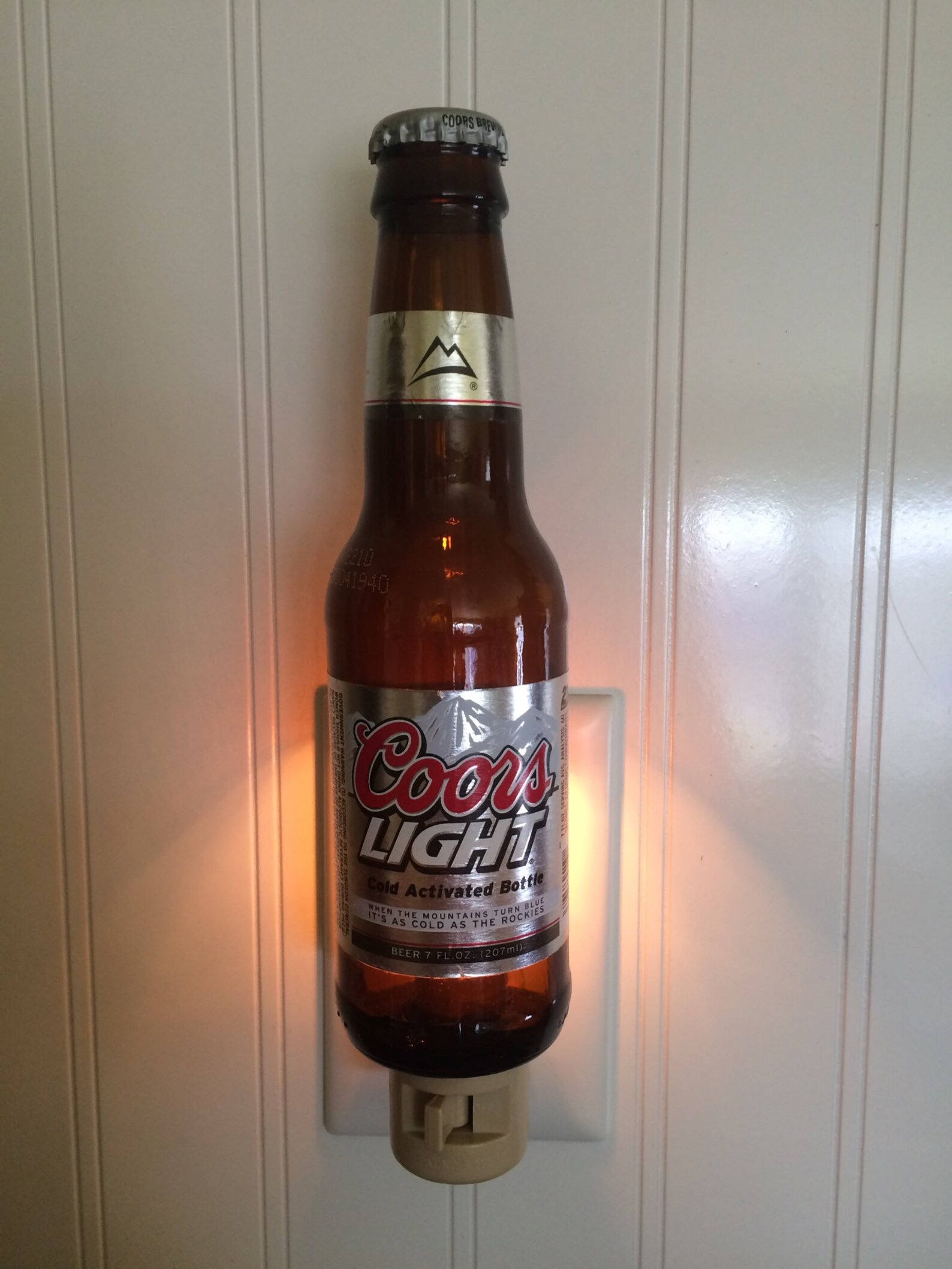Coors Light Pony Beer Bottle Nightlight Etsy