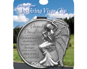 2-1/2-Inch AngelStar 15682 Daughter Guardian Angel Visor Clip Accent 2-1/2-Inch AngelStar 15682 Daughter Guardian Angel Visor Clip Accent