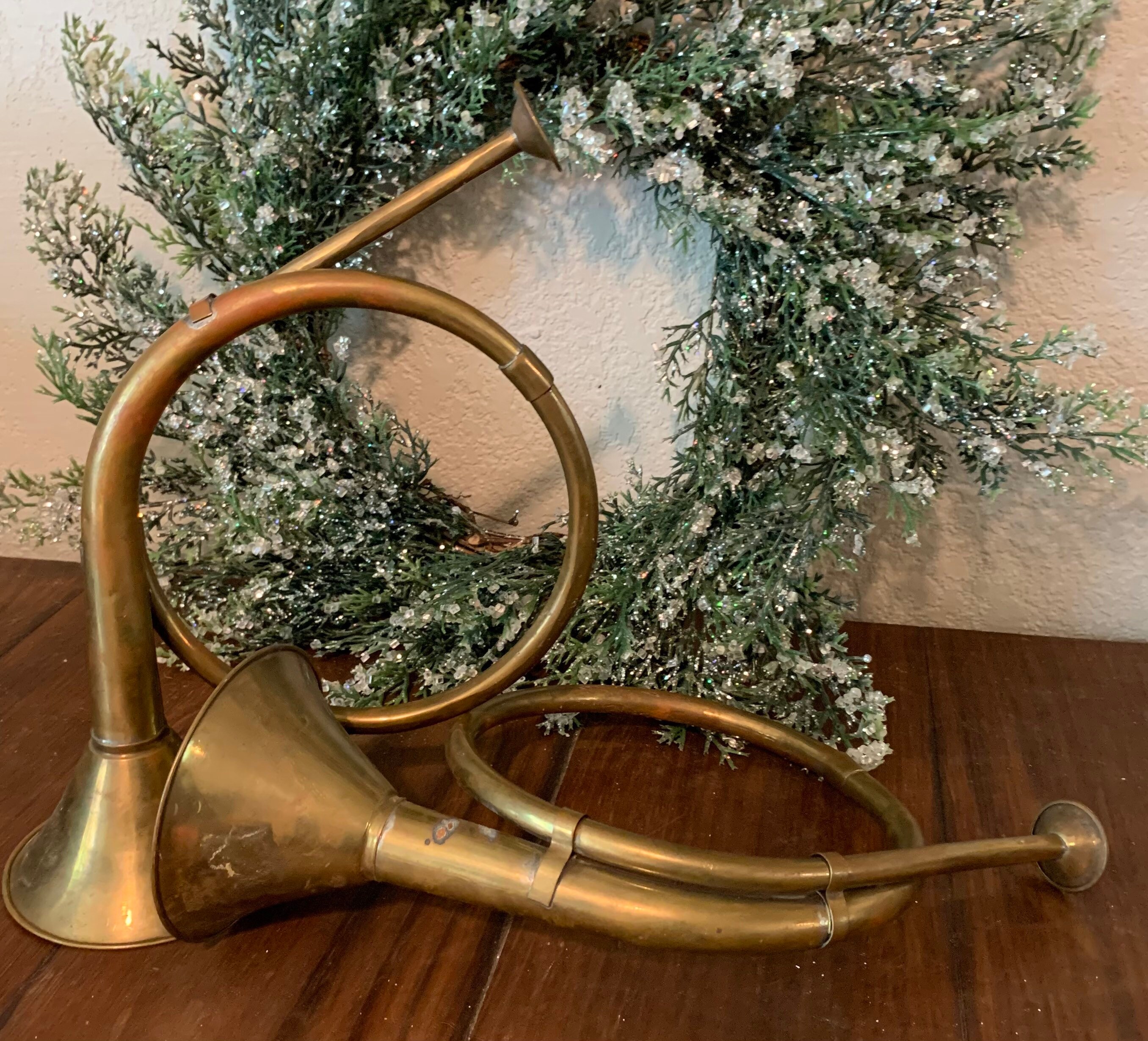 Vintage Brass Christmas Horn Made in India Brass Horn Vintage Etsy