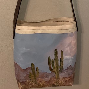 Oil Canvas Tote Bag Market Bag Crossbody Bag