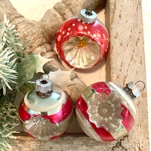 Vintage Christmas, Christmas Ornaments, 1950s, Christmas,set