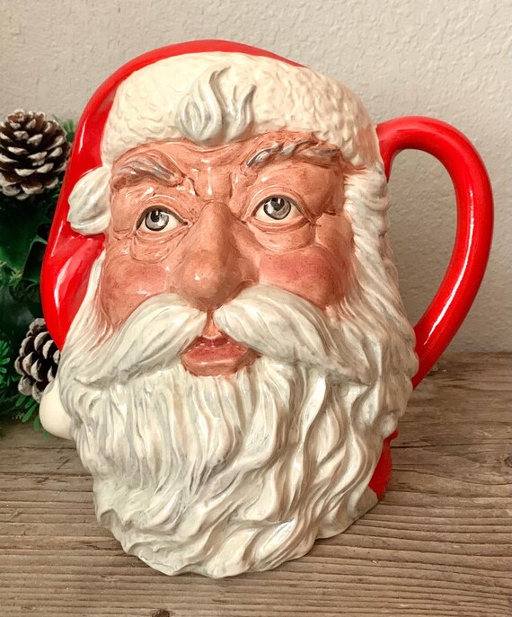 Vintage Christmas Vintage 1983 Royal Doulton 3-D Santa Claus