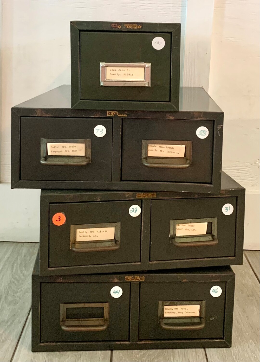 Vintage Steelmaster / Cole Metal Filing Cabinet Single Drawer/double ...