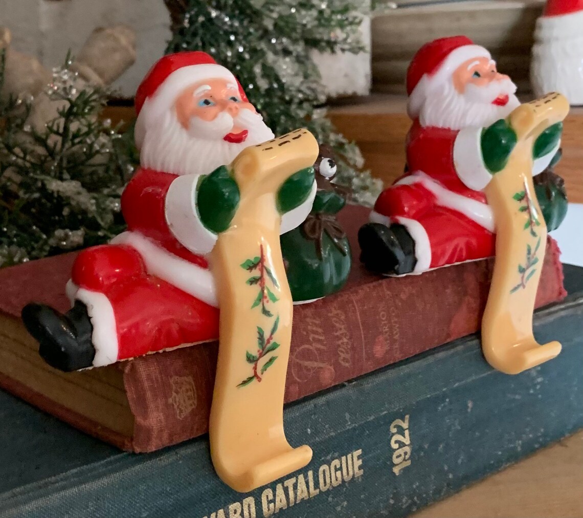 Polyresin Santa Stocking Holder