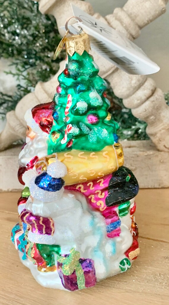 Vintage Christmas Ornament Christopher Radko Glass Christmas