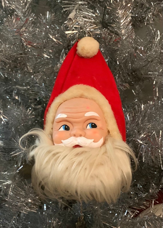 Vintage Christmas Vintage Santa Head Musical Japan Kitschy