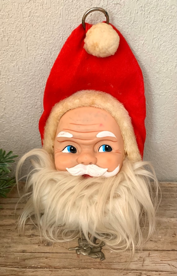 Vintage Christmas Vintage Santa Head Musical Japan Kitschy