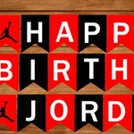 Air Jordan Banner Jump Man Banner Chicago Bulls Air Etsy
