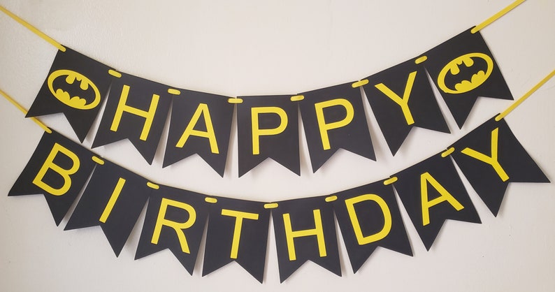 Batman birthday bannerbatman bannerbatman partybatman birthdaysuperhero birthdaysuperhero partysuperhero themebatman decorations