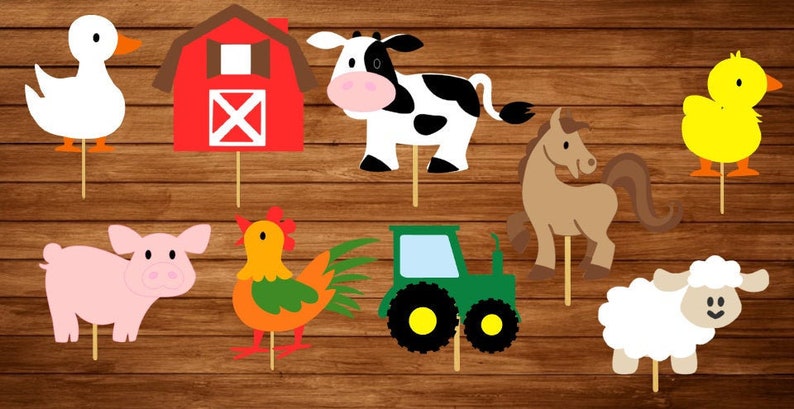 Farm animal centerpiecesfarm birthdayfarm partybarnyard birthdaybarnyard centerpiece1st birthdayfarm birthday partyfarm party decor