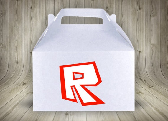 Roblox Favor Box Roblox Favors Roblox Party Roblox Etsy - roblox decal weed