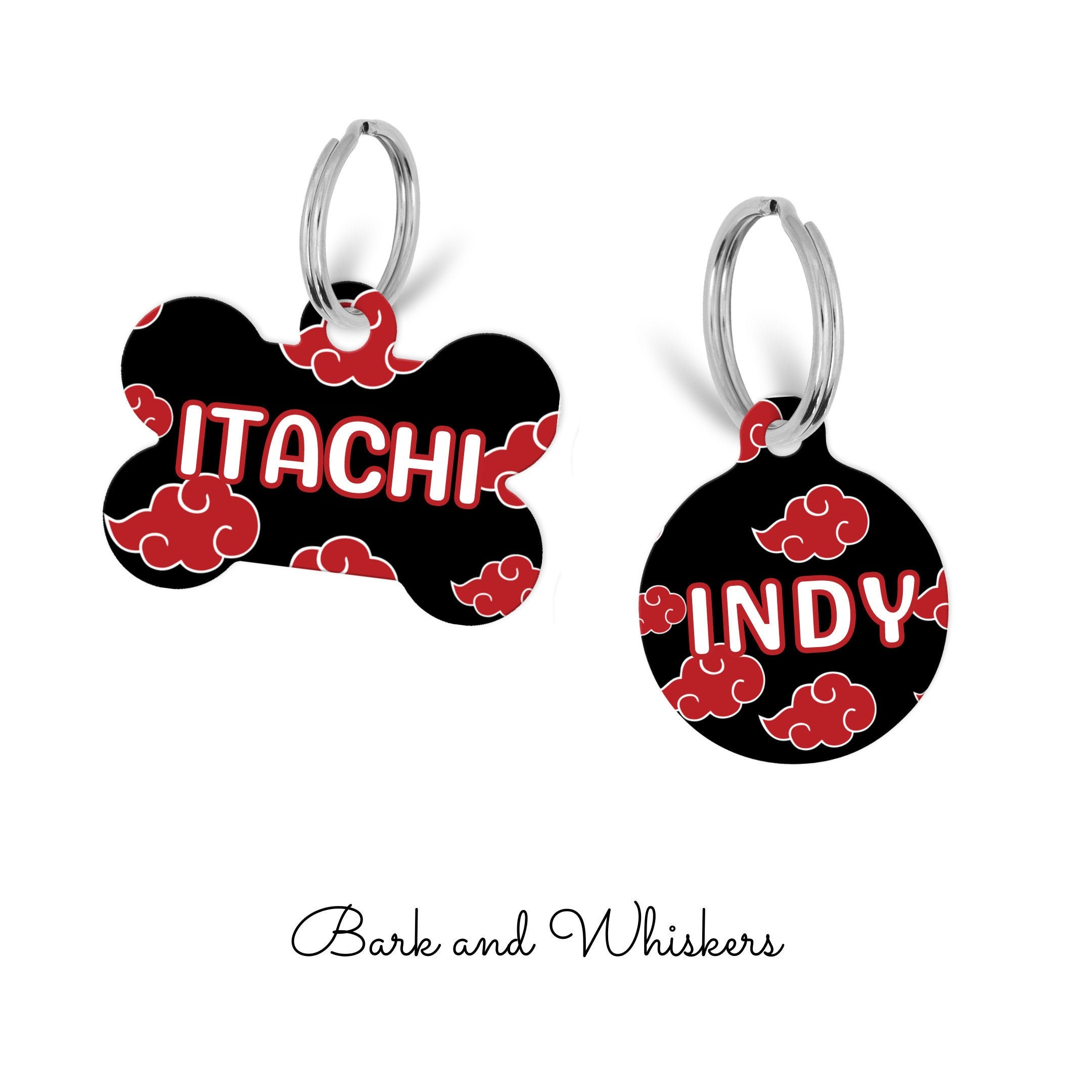 Pet ID Tag, Double Sided Dog Tag for Dog, ID Tag Cloud, Custom Pet Ta…