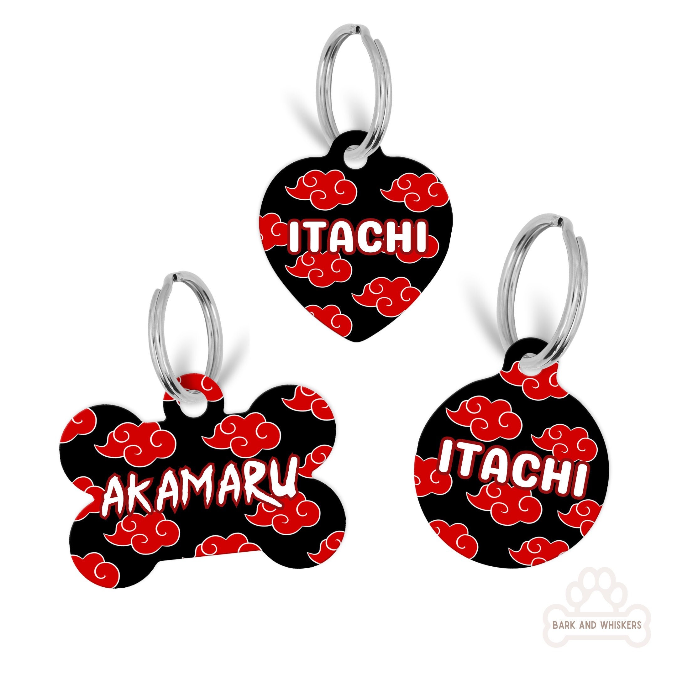 Pet ID Tag, Double Sided Dog Tag for Dog, ID Tag Cloud, Custom Pet
