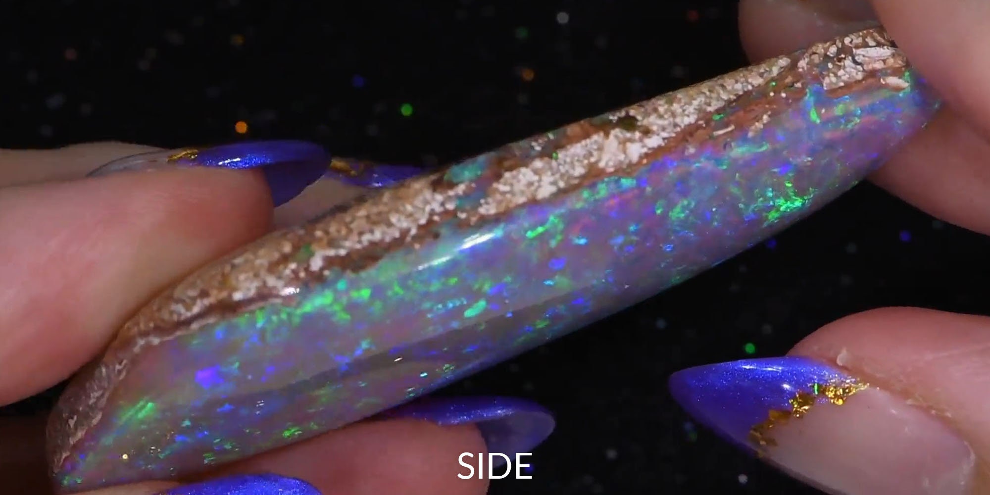 ジョン・モール作　手吹きガラス製品　イルカ　オズパル オーストラリア産オパール ジョン・モール作 手吹きガラス製品 イルカ オズパル